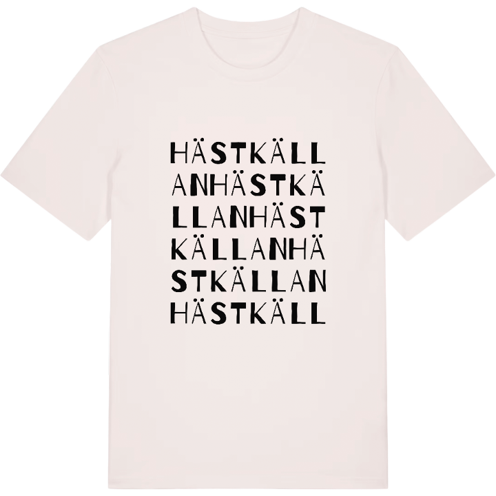 Hästkällan ordlek t-shirt – t-shirt från PinShirt
