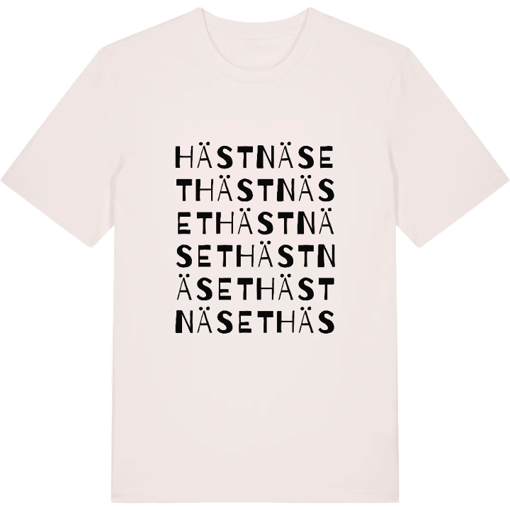 Hästnäset ordlek t-shirt – t-shirt från PinShirt