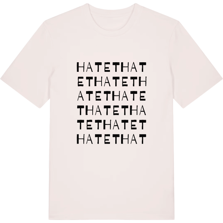 Hatet ordlek t-shirt – t-shirt från PinShirt
