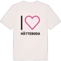 Jag älskar Hätteboda t-shirt stort tryck