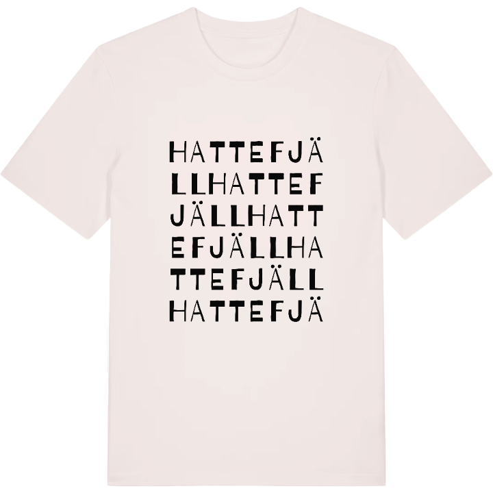 Hattefjäll ordlek t-shirt – t-shirt från PinShirt