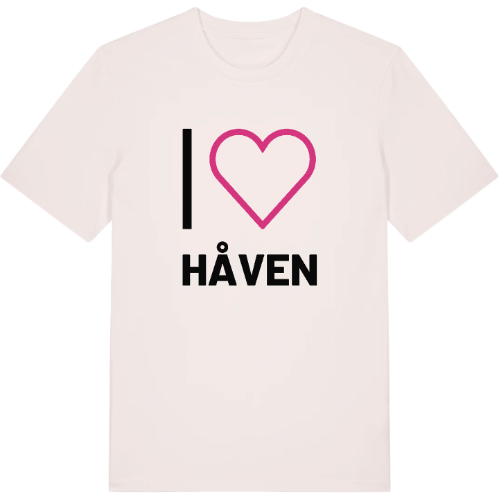 Jag älskar Håven t-shirt stort tryck – t-shirt från PinShirt