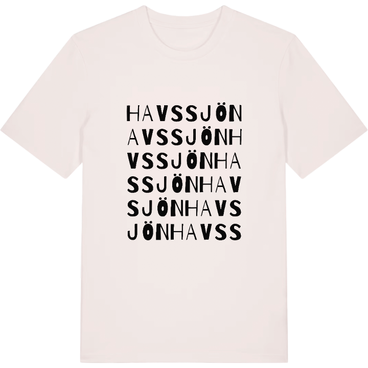 Havssjön ordlek t-shirt – t-shirt från PinShirt