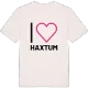 Jag älskar Haxtum t-shirt stort tryck