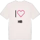 Jag älskar HB t-shirt stort tryck
