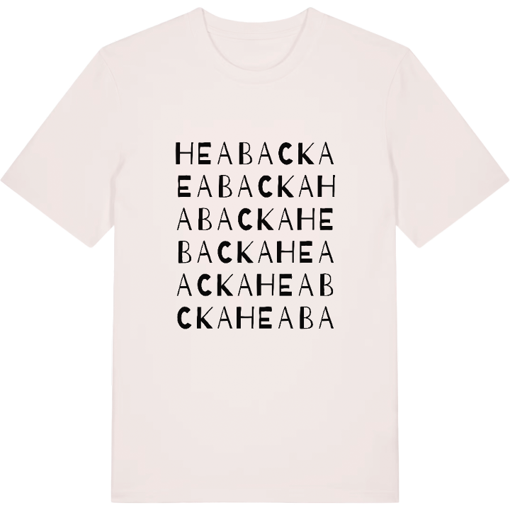 Heabacka ordlek t-shirt – t-shirt från PinShirt