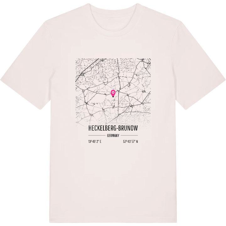 Heckelberg-Brunow karta t-shirt – t-shirt från PinShirt