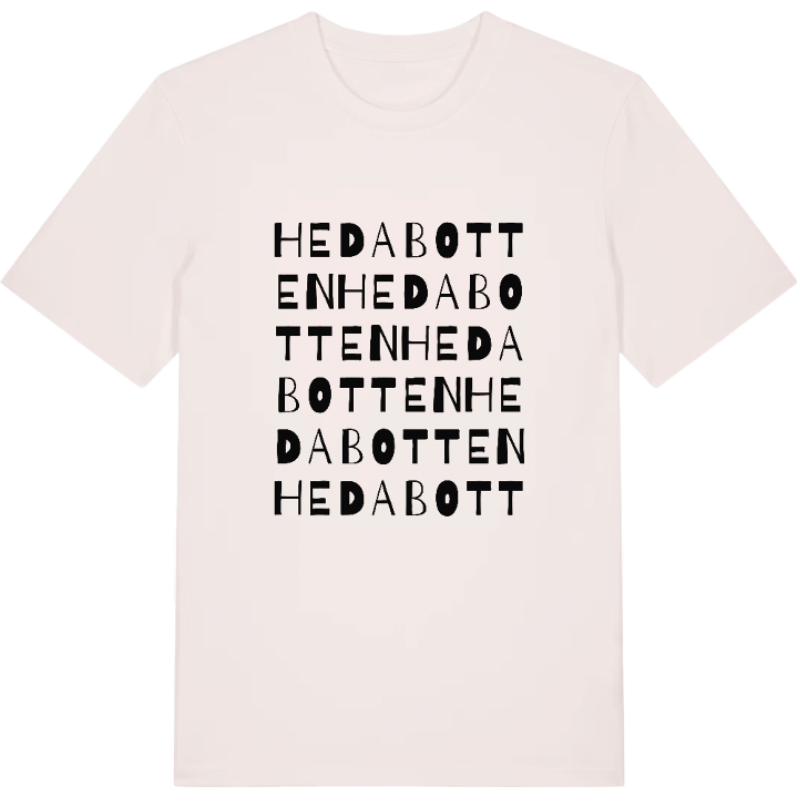 Hedabotten ordlek t-shirt – t-shirt från PinShirt