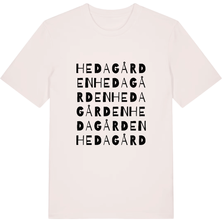 Hedagården ordlek t-shirt – t-shirt från PinShirt