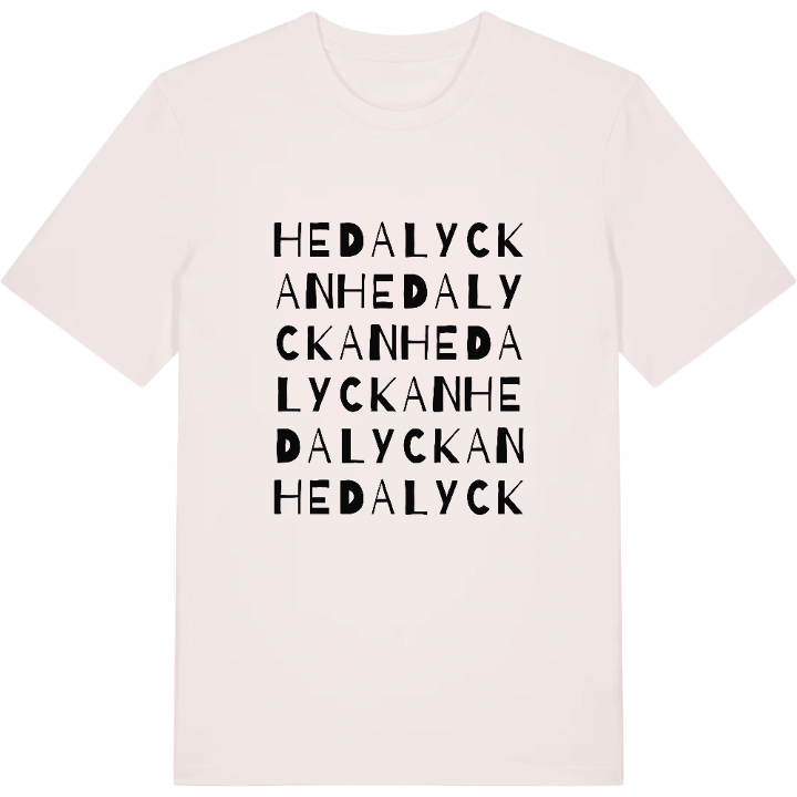 Hedalyckan ordlek t-shirt – t-shirt från PinShirt