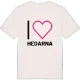Jag älskar Hedarna t-shirt stort tryck