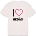Jag älskar Hedås t-shirt stort tryck