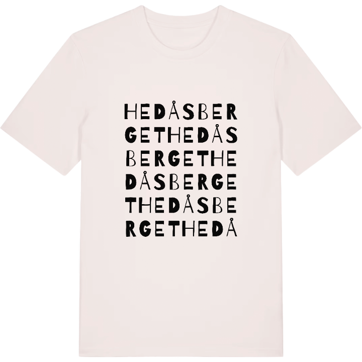 Hedåsberget ordlek t-shirt – t-shirt från PinShirt