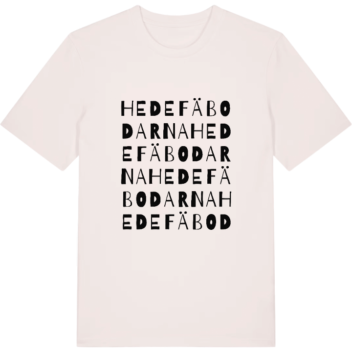 Hede fäbodarna ordlek t-shirt – t-shirt från PinShirt