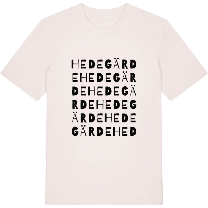 Hedegärde ordlek t-shirt – t-shirt från PinShirt