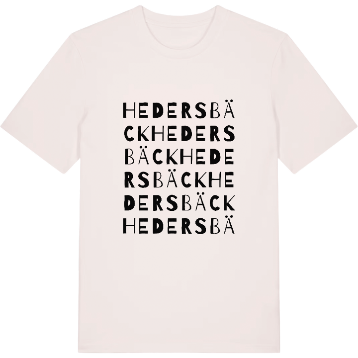 Hedersbäck ordlek t-shirt – t-shirt från PinShirt