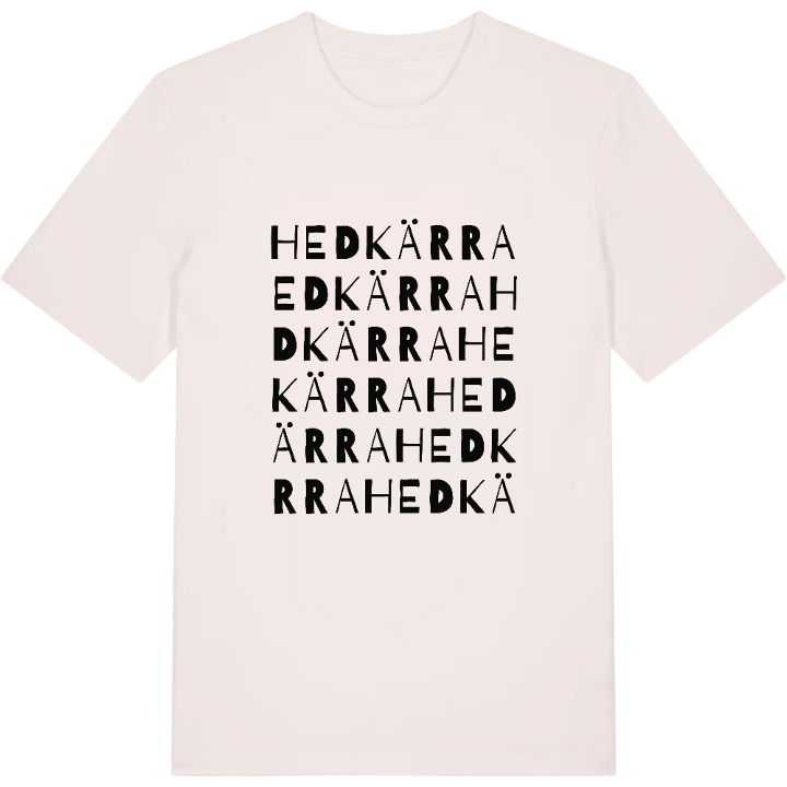 Hedkärra ordlek t-shirt – t-shirt från PinShirt