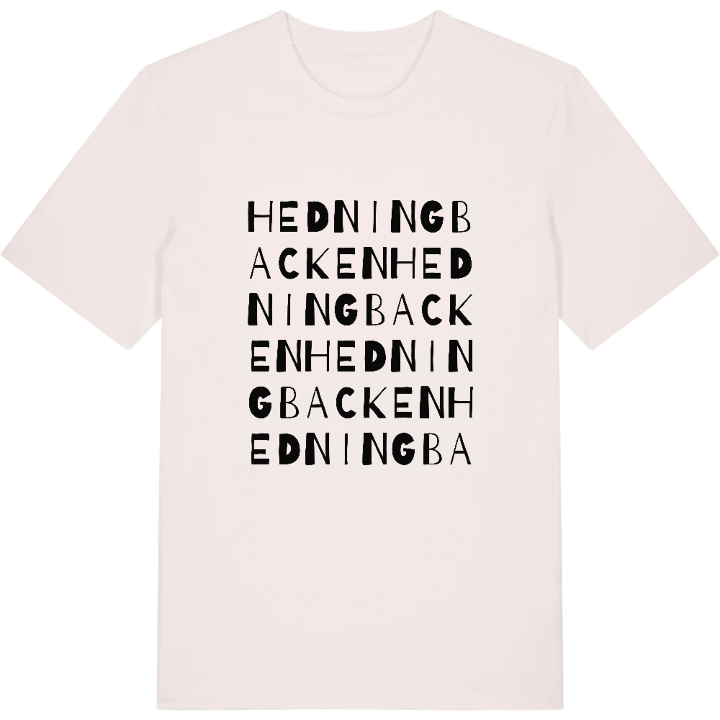 Hedningbacken ordlek t-shirt – t-shirt från PinShirt