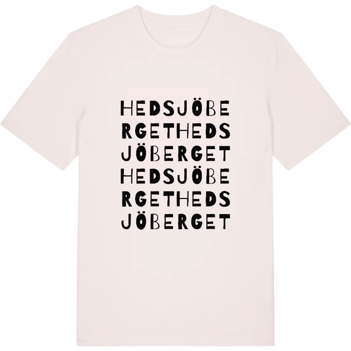 Hedsjöberget ordlek t-shirt – t-shirt från PinShirt