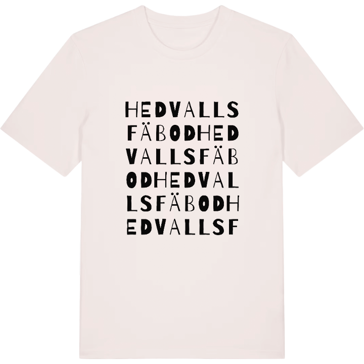 Hedvalls fäbod ordlek t-shirt – t-shirt från PinShirt