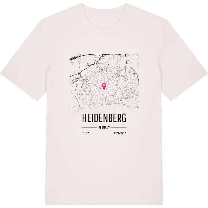 Heidenberg karta t-shirt – t-shirt från PinShirt