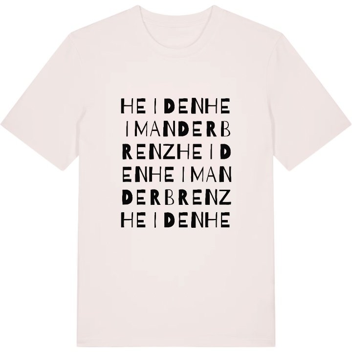 Heidenheim an der Brenz ordlek t-shirt – t-shirt från PinShirt