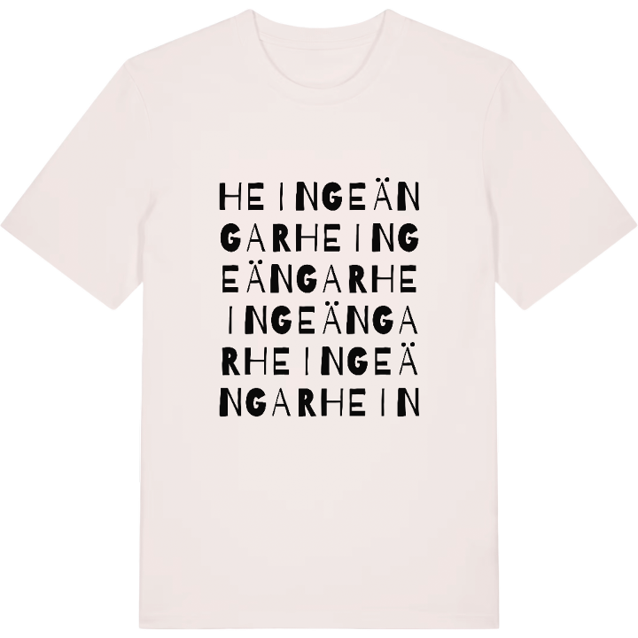 Heinge ängar ordlek t-shirt – t-shirt från PinShirt