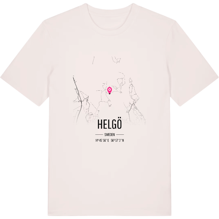 Helgö karta t-shirt – t-shirt från PinShirt