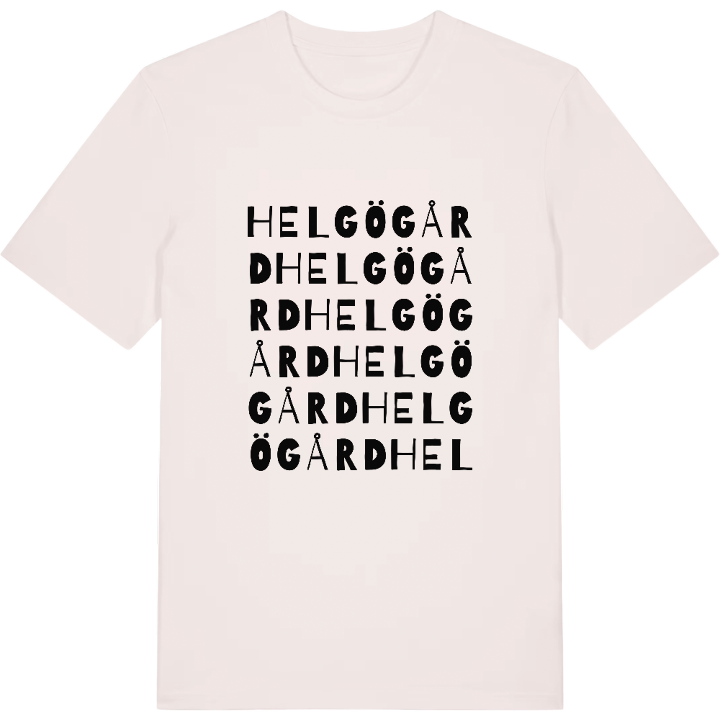 Helgö gård ordlek t-shirt – t-shirt från PinShirt