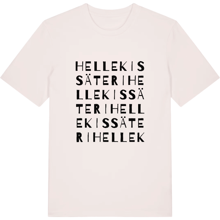 Hellekis Säteri ordlek t-shirt – t-shirt från PinShirt