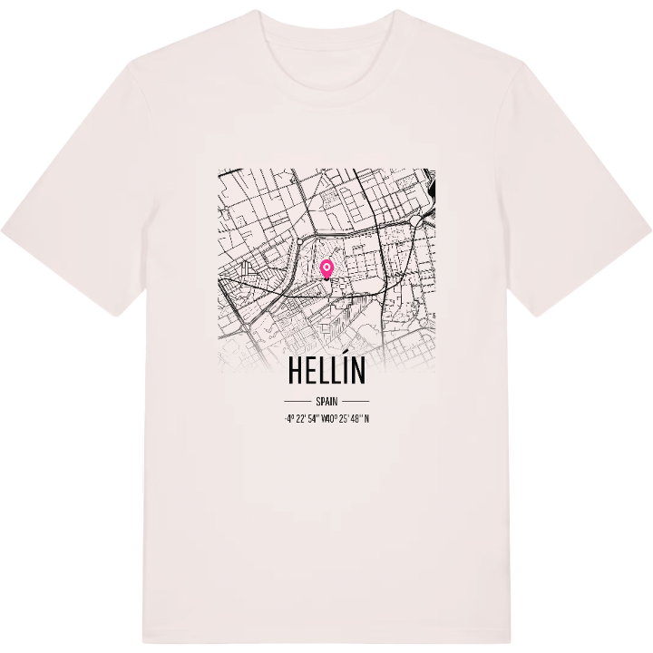 Hellín karta t-shirt – t-shirt från PinShirt