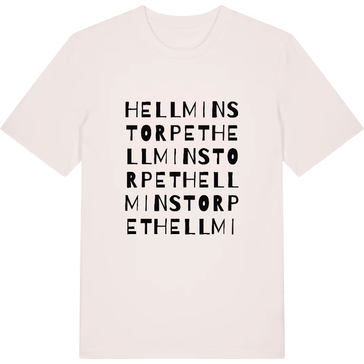 Hellminstorpet ordlek t-shirt – t-shirt från PinShirt