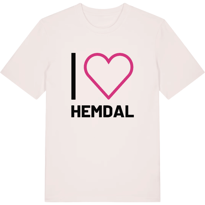 Jag älskar Hemdal t-shirt stort tryck – t-shirt från PinShirt