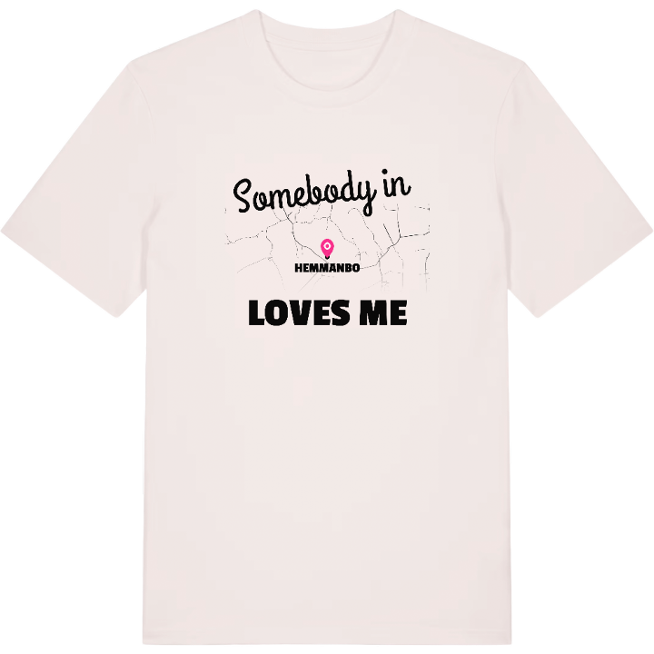 Någon i Hemmanbo älskar mig t-shirt – t-shirt från PinShirt