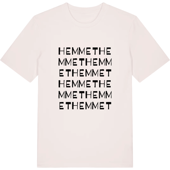 Hemmet ordlek t-shirt – t-shirt från PinShirt