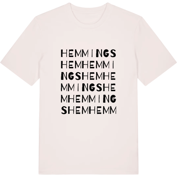 Hemmingshem ordlek t-shirt – t-shirt från PinShirt