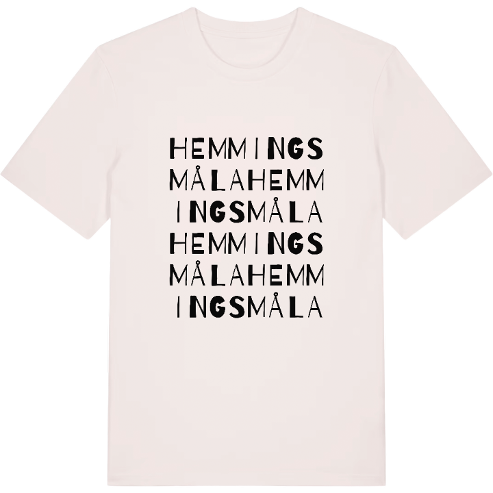 Hemmingsmåla ordlek t-shirt – t-shirt från PinShirt
