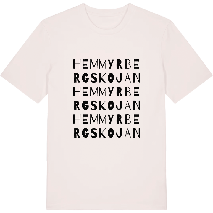 Hemmyrbergskojan ordlek t-shirt – t-shirt från PinShirt