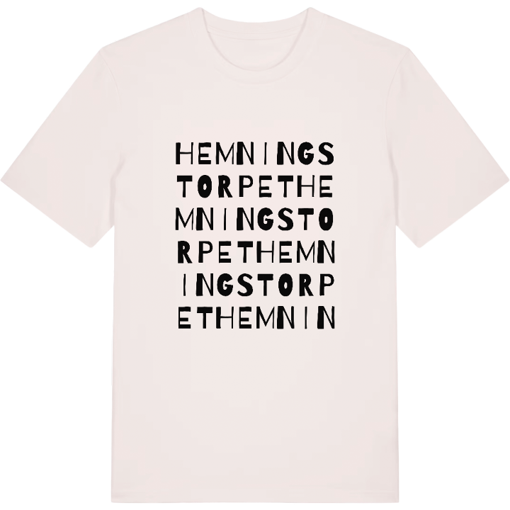 Hemningstorpet ordlek t-shirt – t-shirt från PinShirt
