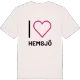Jag älskar Hemsjö t-shirt stort tryck