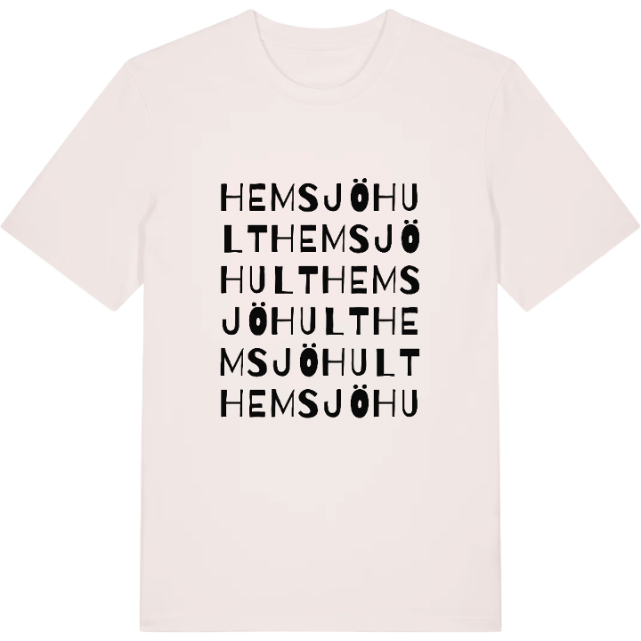 Hemsjöhult ordlek t-shirt – t-shirt från PinShirt
