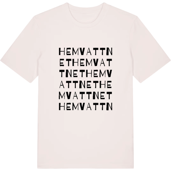 Hemvattnet ordlek t-shirt – t-shirt från PinShirt