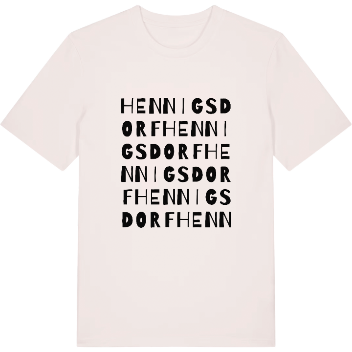Hennigsdorf ordlek t-shirt – t-shirt från PinShirt