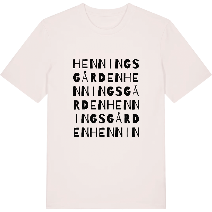 Henningsgården ordlek t-shirt – t-shirt från PinShirt