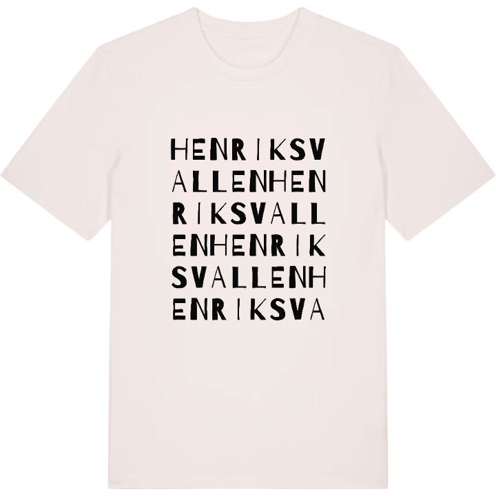 Henriksvallen ordlek t-shirt – t-shirt från PinShirt
