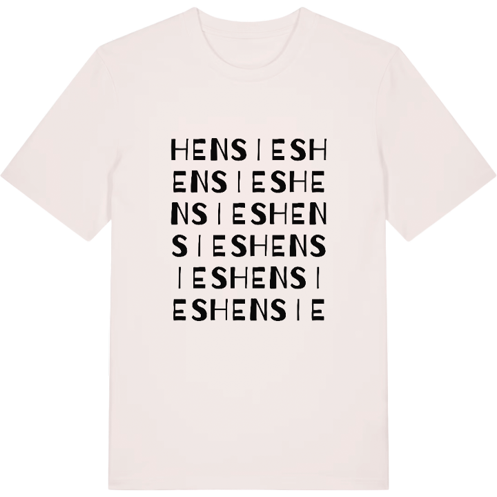 Hensies ordlek t-shirt – t-shirt från PinShirt