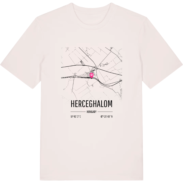 Herceghalom karta t-shirt – t-shirt från PinShirt