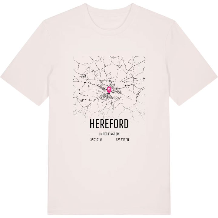 Hereford karta t-shirt – t-shirt från PinShirt