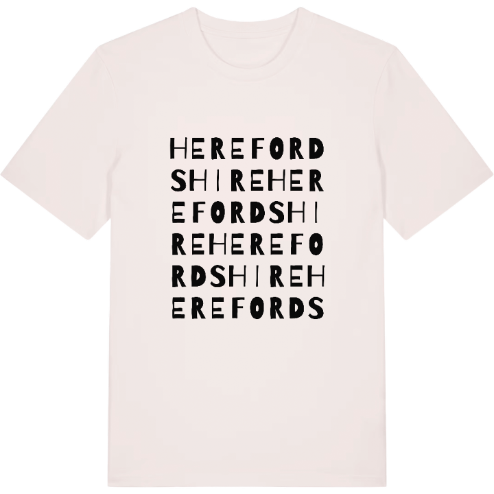 Herefordshire ordlek t-shirt – t-shirt från PinShirt