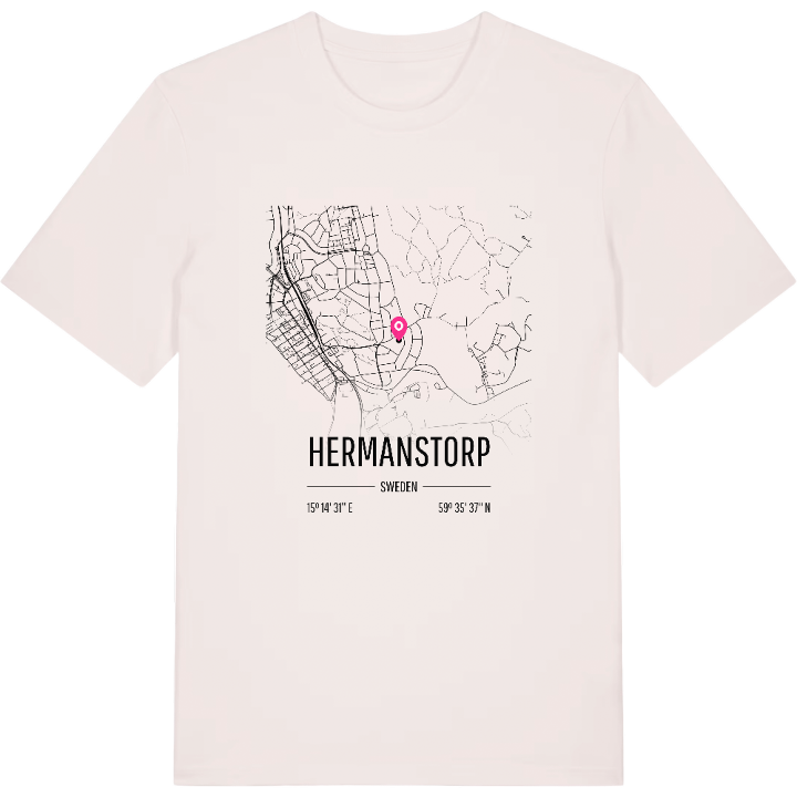 Hermanstorp karta t-shirt – t-shirt från PinShirt
